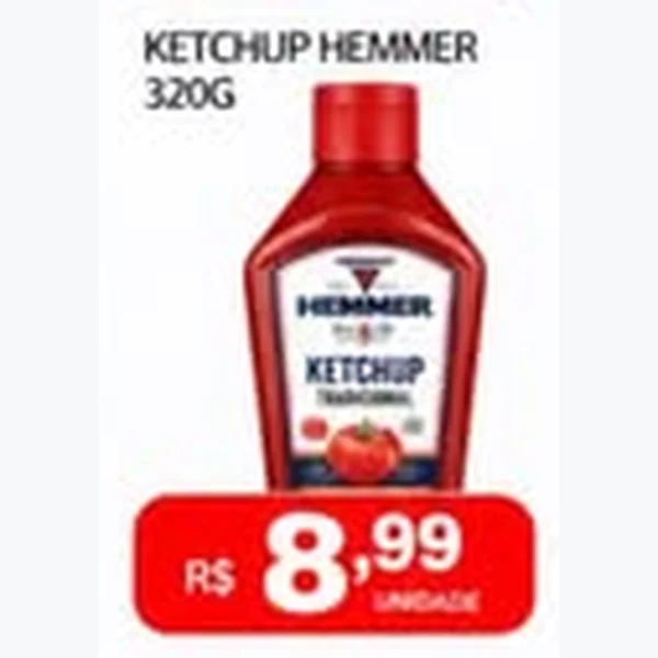 Recorte do encarte de Ketchup Hemmer 320 g