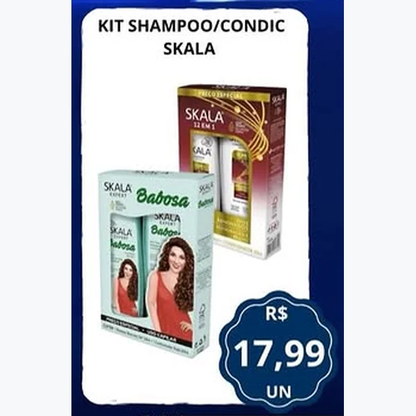 Recorte do encarte de Shampoo Skala