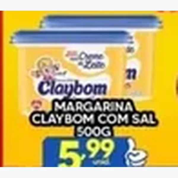 Margarina com Sal Claybom 500 g