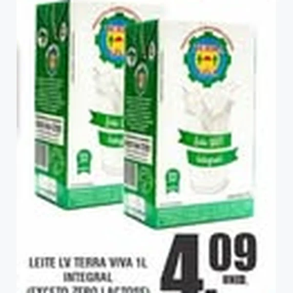 Leite Integral Terra Viva 1 L