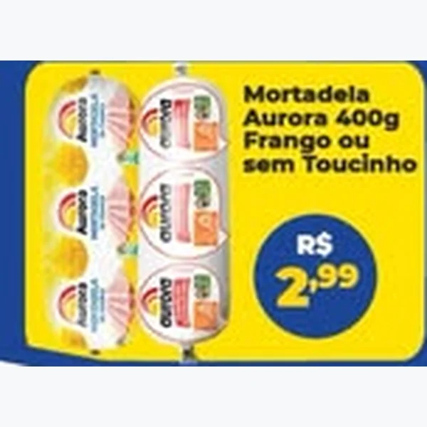 Mortadela Frango Aurora 400 g