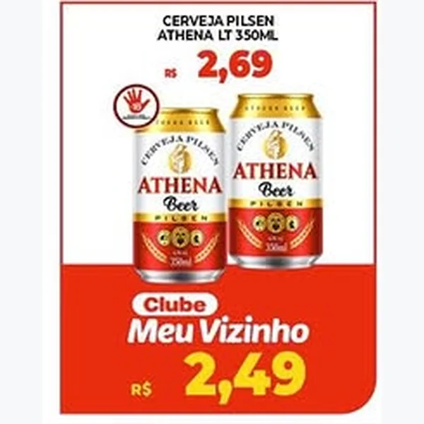 Cerveja Pilsen Athena 350 ml