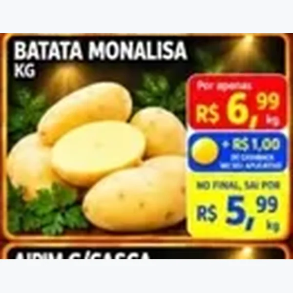 Recorte do encarte de Batata Monalisa