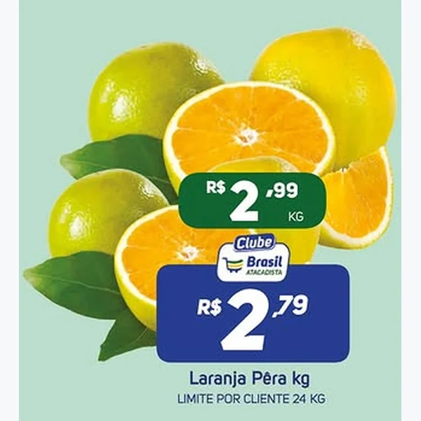 Recorte do encarte de Laranja Pera