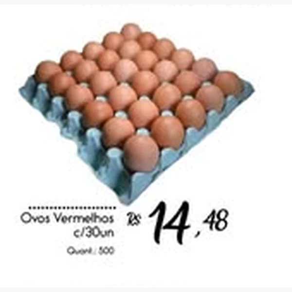 Ovos Vermelhos 30 un