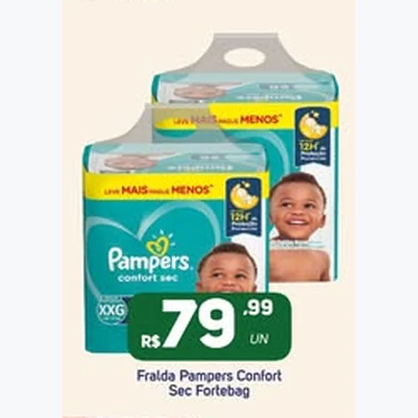 Fralda Confort Sec Pampers