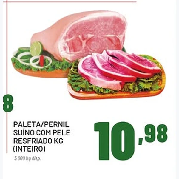 Pernil Suíno com Pele Resfriado