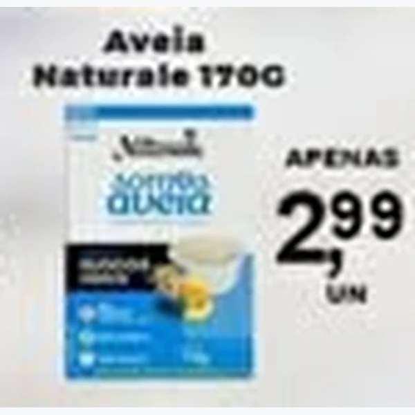 Recorte do encarte de Aveia Naturale 170 g