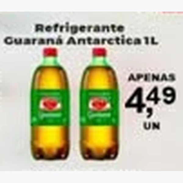 Recorte do encarte de Refrigerante Guaraná Antarctica 1 L