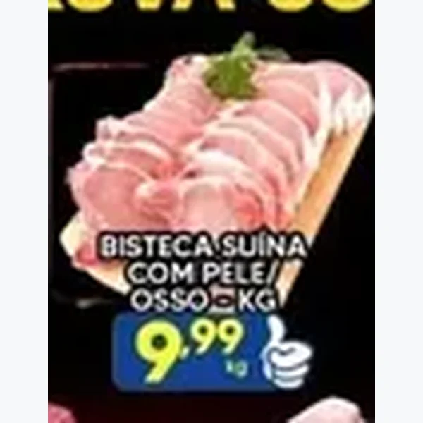 Bisteca Suína com Pele