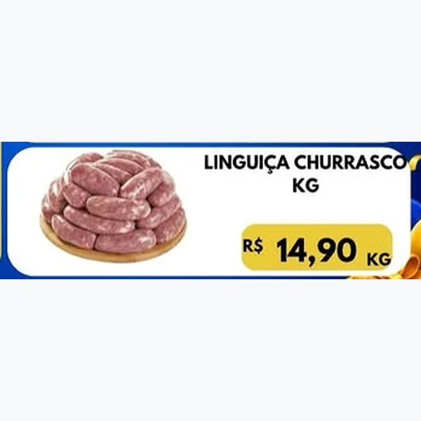 Recorte do encarte de Linguiça Churrasco