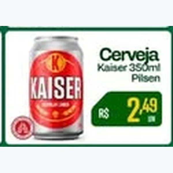 Cerveja Pilsen Kaiser 350 ml