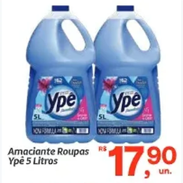 Amaciante de Roupas Ypê 5 L