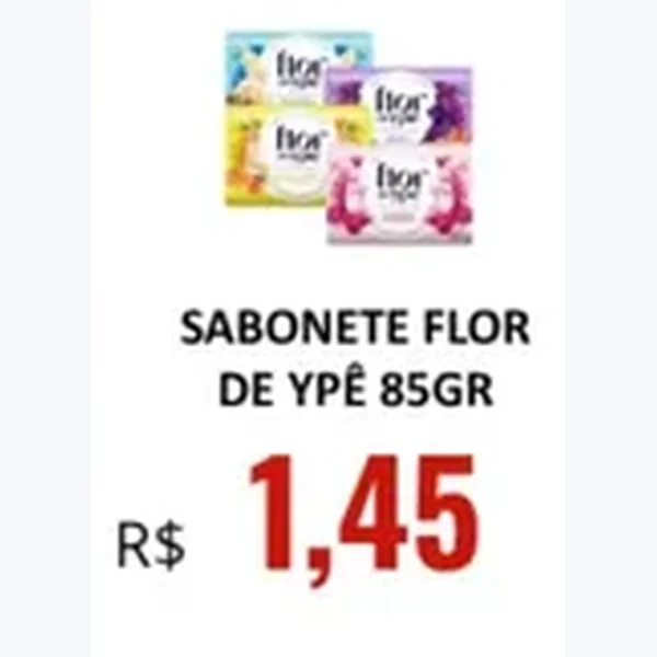 Recorte do encarte de Sabonete Flor de Ypê 85 g