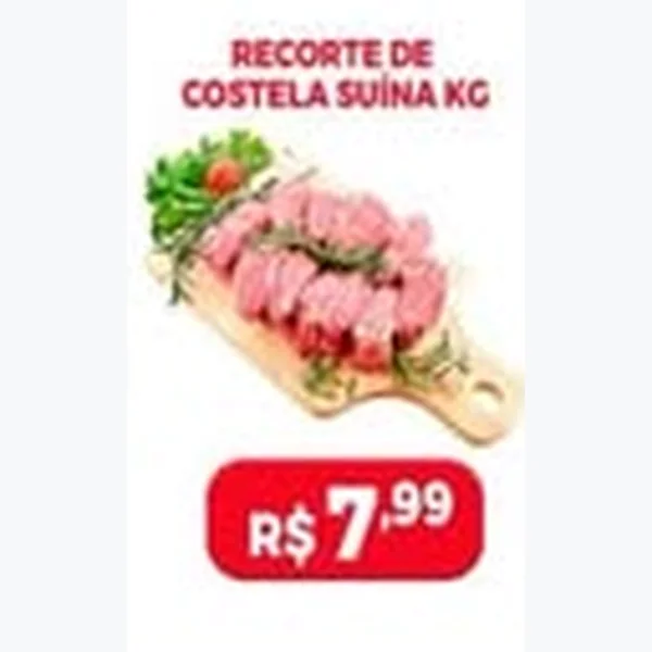 Recorte de Costela Suína