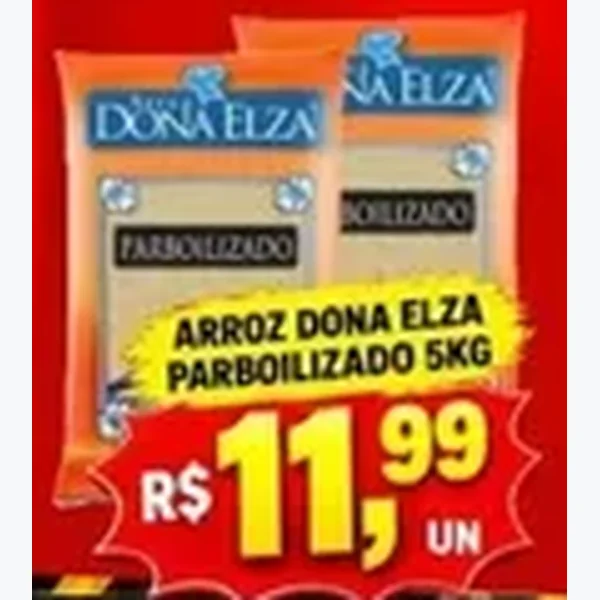 Arroz Parboilizado Dona Elza 5 kg