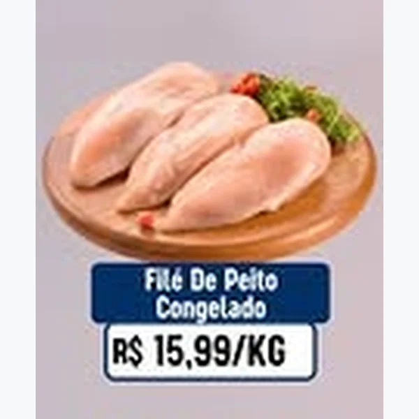 Recorte do encarte de Filé de Peito Congelado