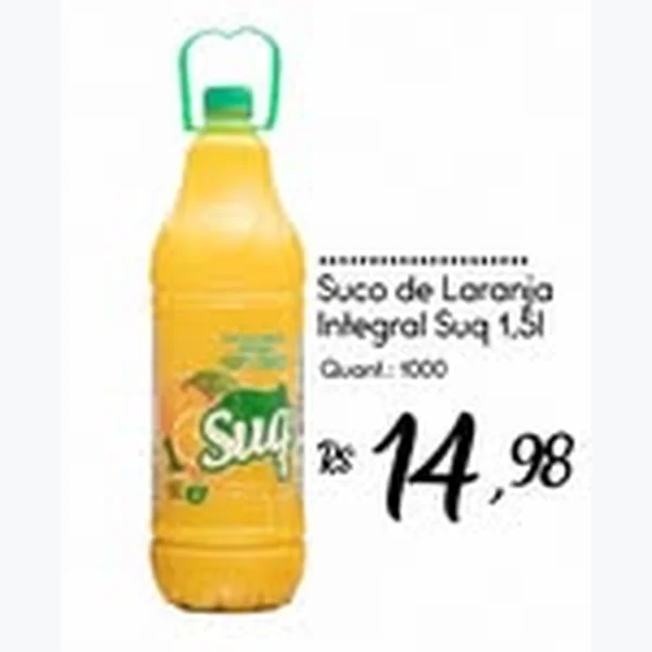 Suco de Laranja Integral Suq 1,5 L