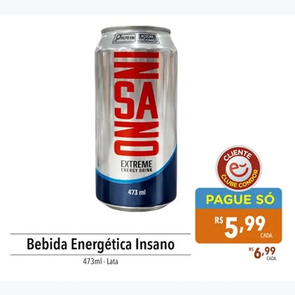 Energético Extreme Insano 473 ml