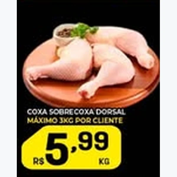 Recorte do encarte de Coxa e Sobrecoxa Dorsal