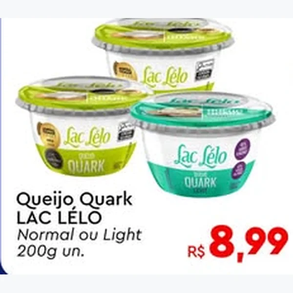 Queijo Quark Light Lac Lélo 200 g