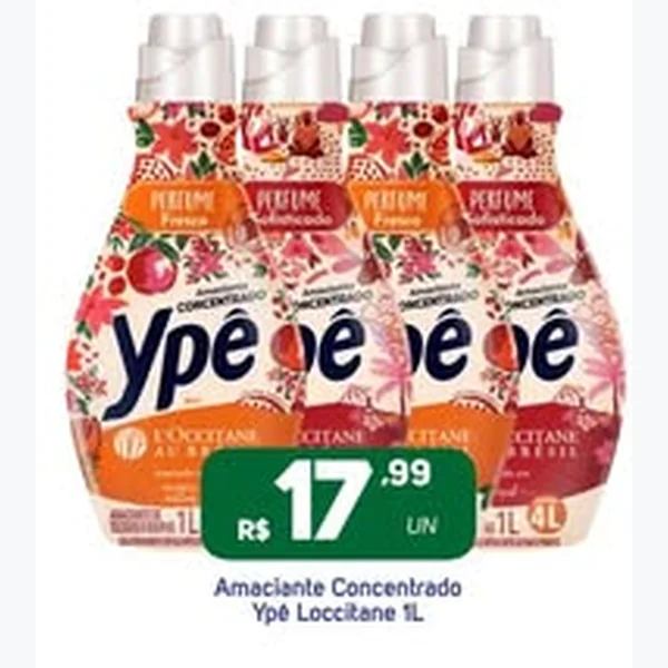 Amaciante Concentrado Loccitane Ypê 1 L