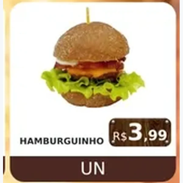 Recorte do encarte de Hamburguinho