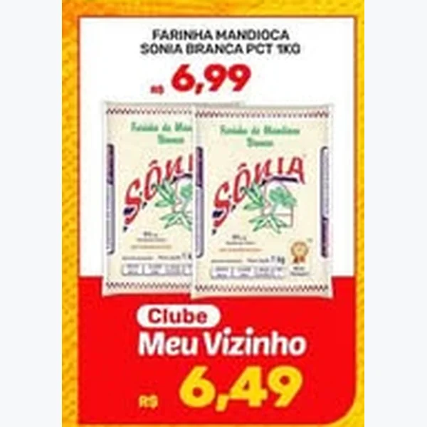 Farinha de Mandioca Branca Sônia 1 kg
