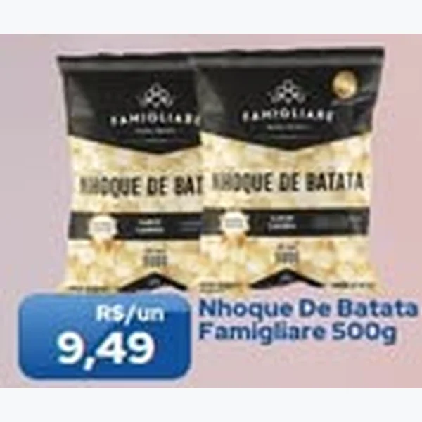 Recorte do encarte de Nhoque de Batata Famigliare 500 g