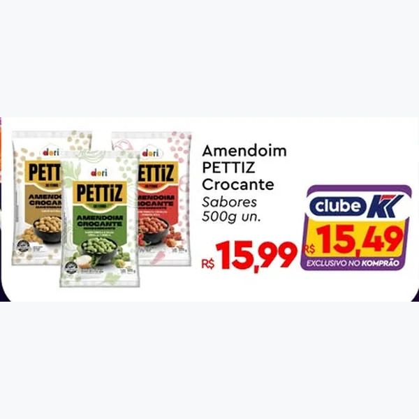Amendoim Crocante Pettiz 500 g