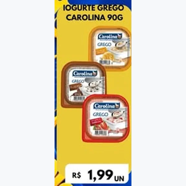 Iogurte Grego Carolina 90 g
