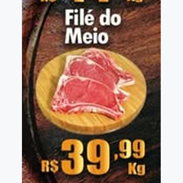 Recorte do encarte de Filé do Meio