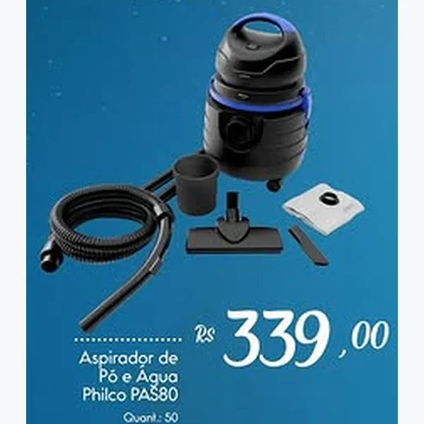 Aspirador de Pó e Água Philco