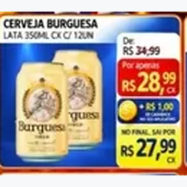 Cerveja Burguesa 12 un × 350 ml