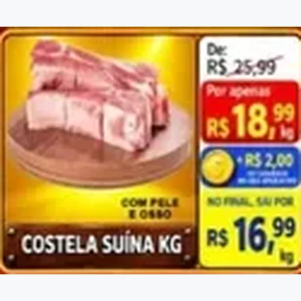 Recorte do encarte de Costela Suína