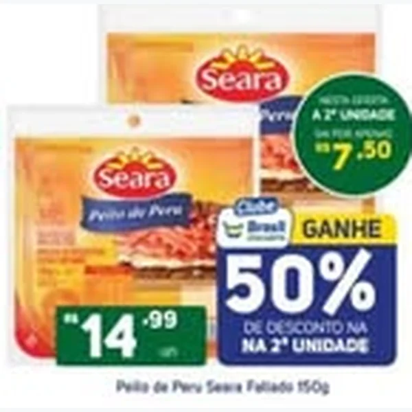 Peito de Peru Fatiado Seara 150 g