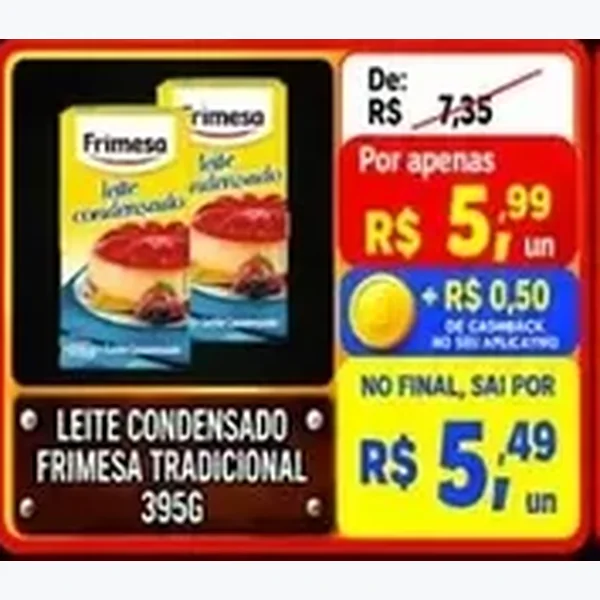 Leite Condensado Tradicional Frimesa 395 g
