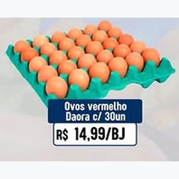 Ovos Vermelhos Daora 30 un