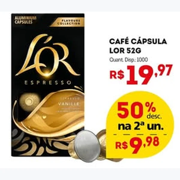 Café Cápsula L'Or 52 g