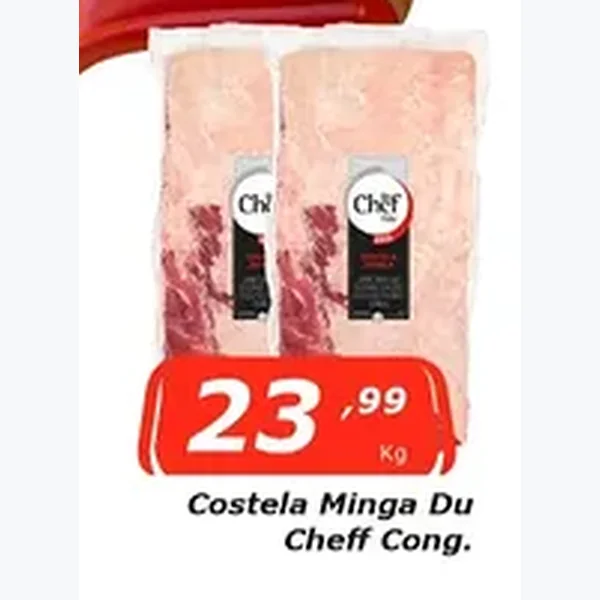 Recorte do encarte de Costela Minga Cong. Du Cheff