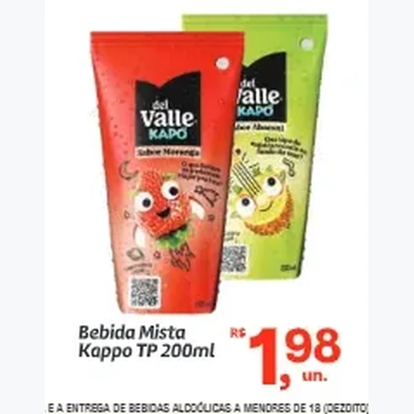 Bebida Mista Del Valle Kapo 200 ml