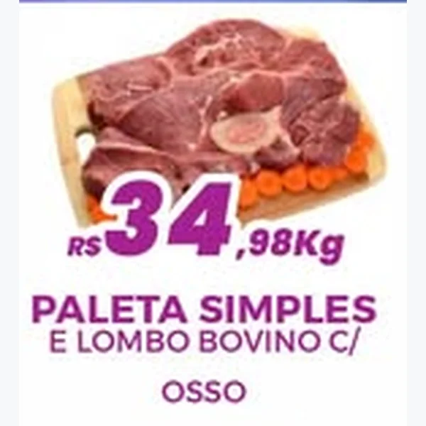 Recorte do encarte de Paleta Simples com Osso