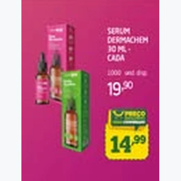 Recorte do encarte de Serum Dermachem 30 ml