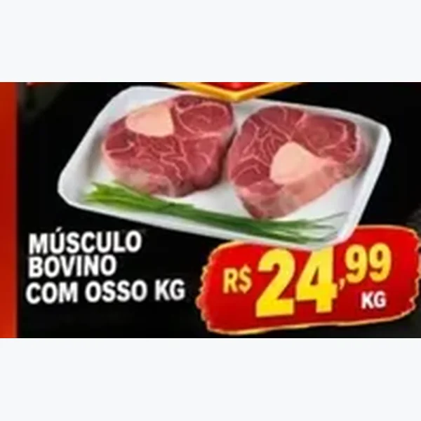 Músculo Bovino com Osso