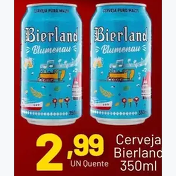 Cerveja Bierland 350 ml