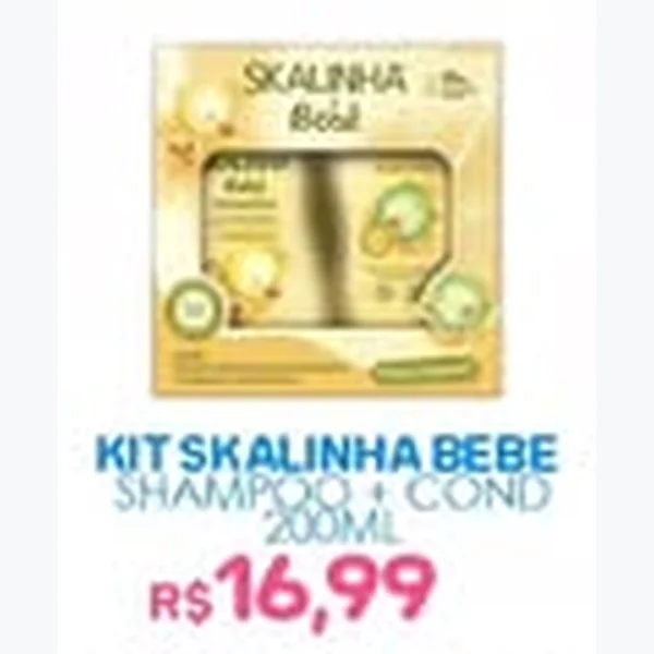 Recorte do encarte de Kit Shampoo e Condicionador Skalinha 200 ml