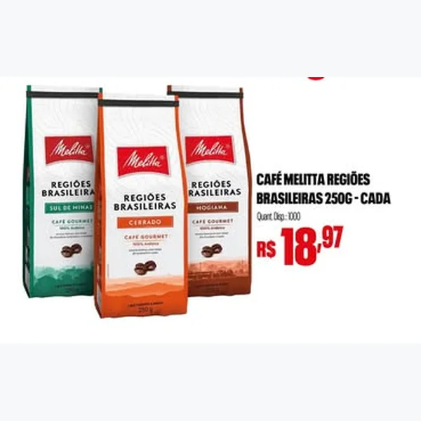 Café Regiões Brasileiras Melitta 250 g