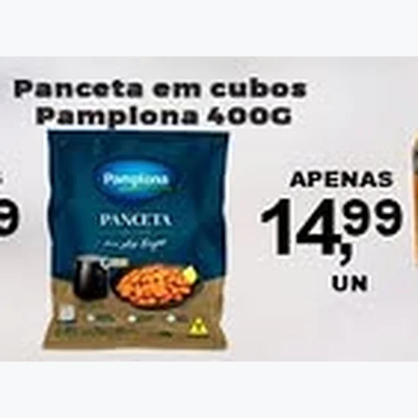 Panceta em Cubos Pamplona 400 g