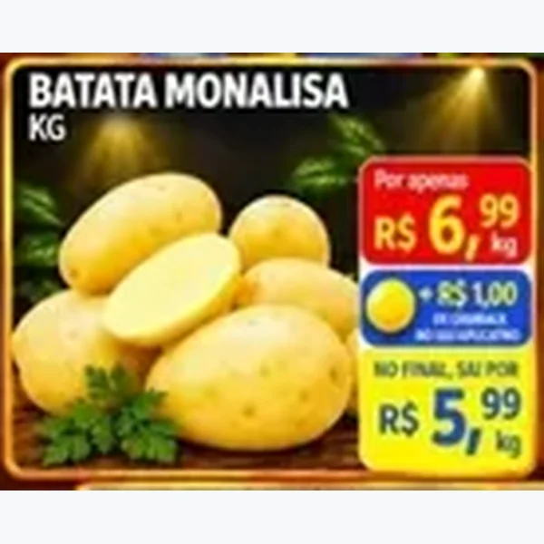 Recorte do encarte de Batata Monalisa