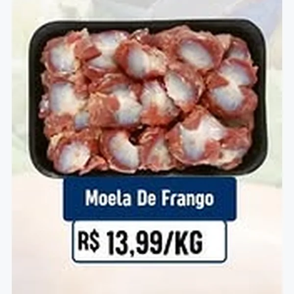 Recorte do encarte de Moela de Frango